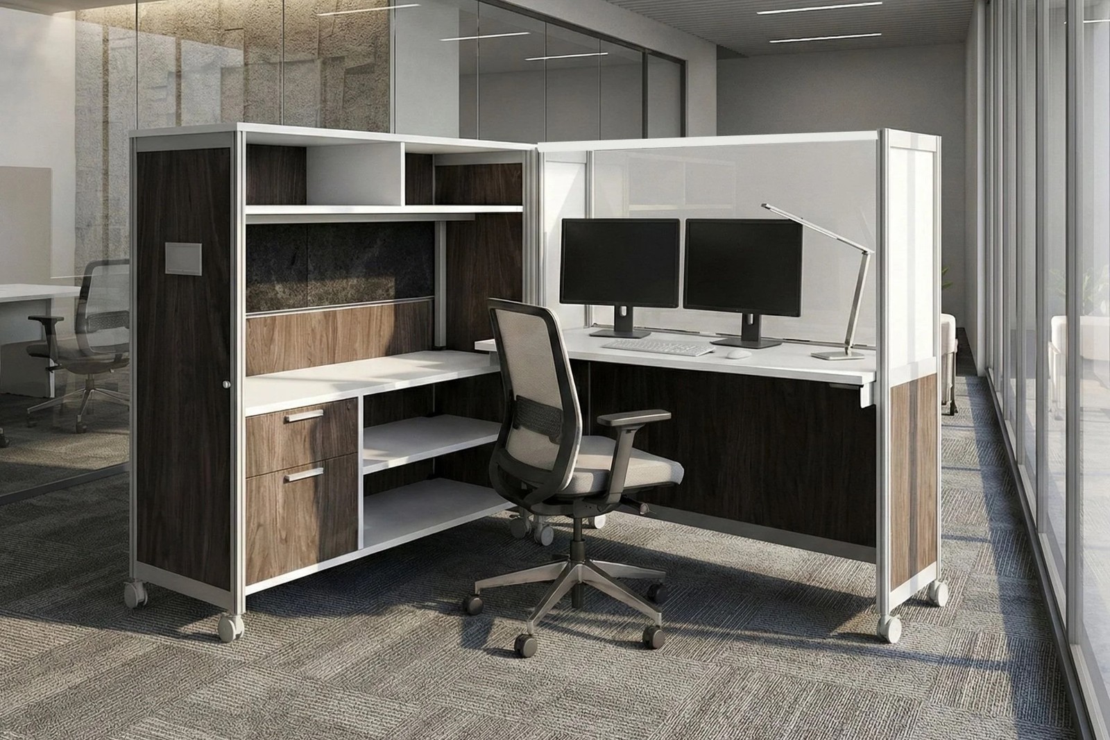 Fluidconcepts BOB mobile workstation